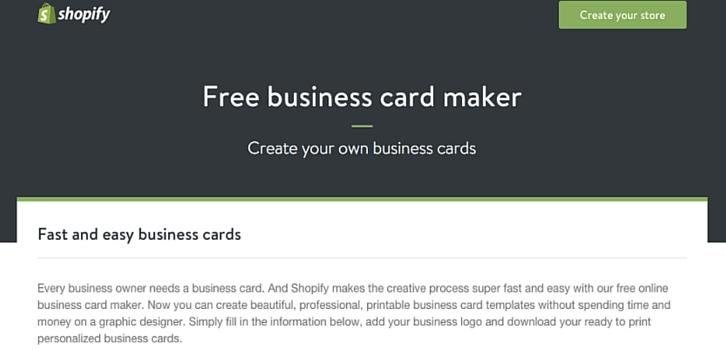 Mẫu namecard 25 Free Business Card Maker