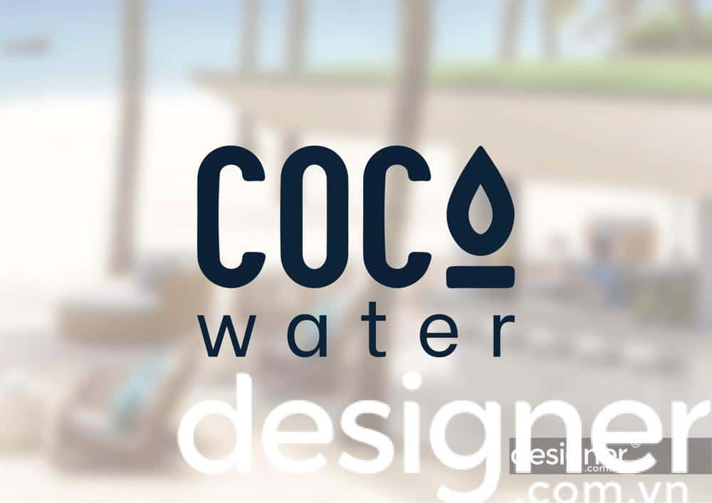 Báo giá dịch vụ thiết kế Logo 2 Coco Water Logo 01