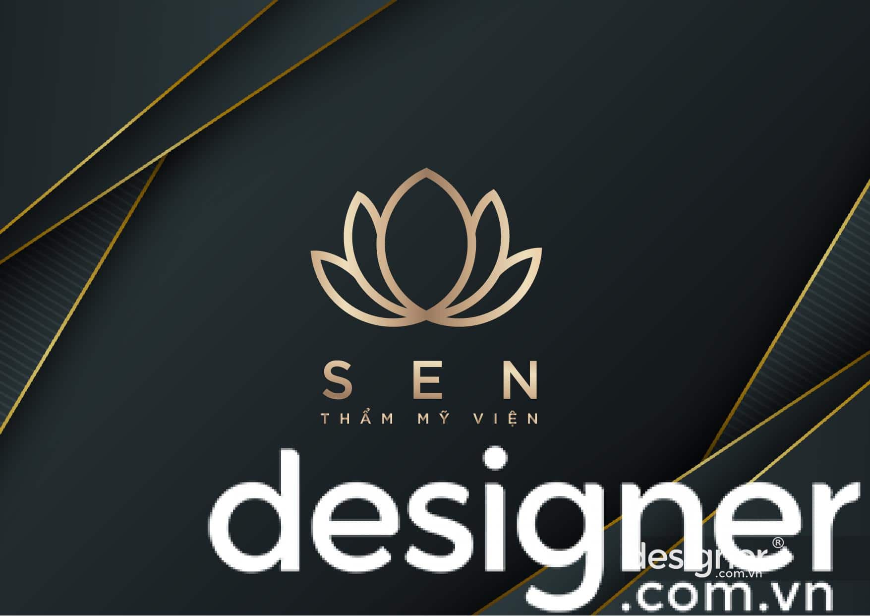 thiết kế logo cho spa 7 SEN THAM MY VIEN 01
