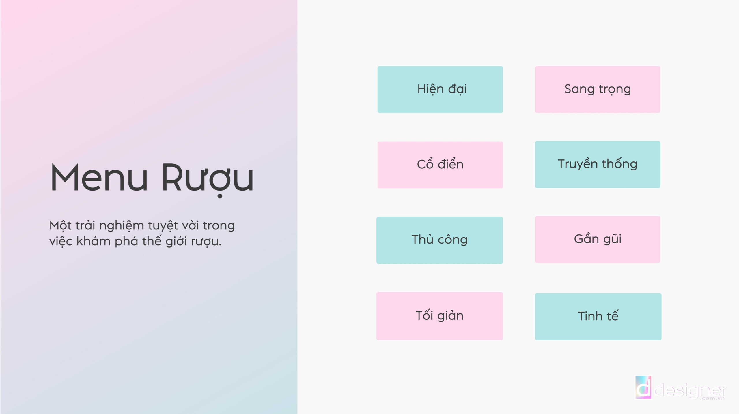 Cách xây dựng và phát triển một menu rượu đa dạng và hấp dẫn
